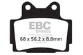 EBC Brakes Klocki hamulcowe EBC FA104HH wzmacniane (kpl. na 1 tarcze)