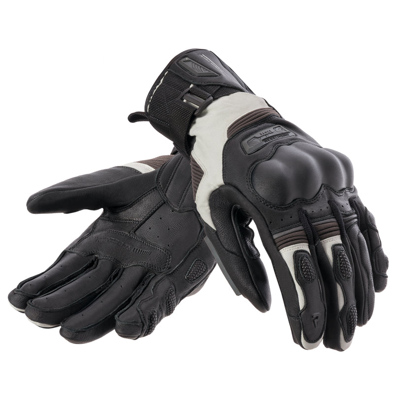 RĘKAWICE MOTOCYKLOWE REBELHORN RANGE BLACK LIGHT GREY