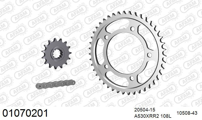 Zestaw napędowy AFAM do HONDA CBR 600 F M,N,P,R,S,T