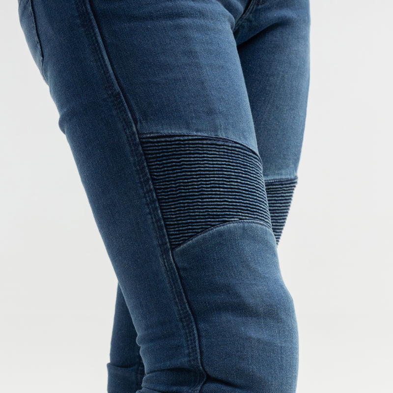 JEANSY MOTOCYKLOWE DAMSKIE BROGER AURA WASHED BLUE 26/30