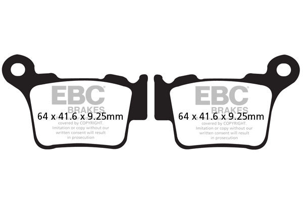 EBC Brakes Klocki hamulcowe EBC FA368R (kpl. na 1 tarcze) (odpowiednik PROX 37.202302)