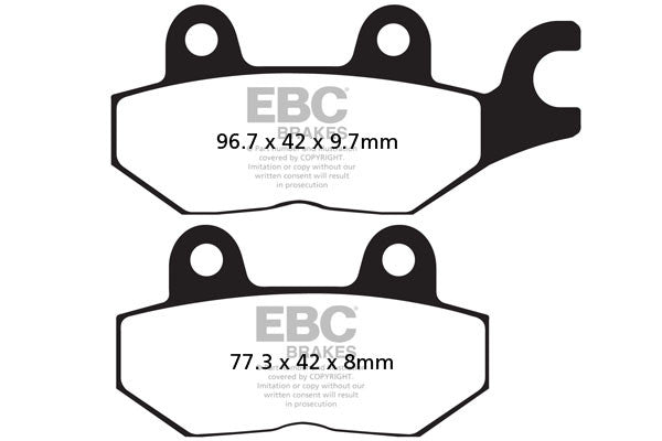 EBC Brakes Klocki hamulcowe EBC FA215/2HH wzmacniane (kpl. na 1 tarcze)