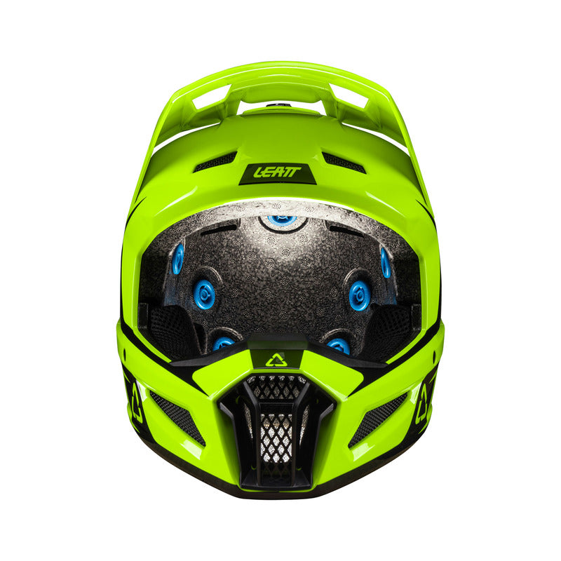 KASK MOTOCYKLOWY Z GOGLAMI LEATT KIT MOTO 3.5 NEON YELLOW XS