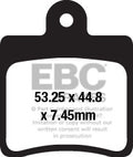 EBC Brakes Klocki hamulcowe EBC SFA661/4 skuterowe (kpl. na 1 tarcze)