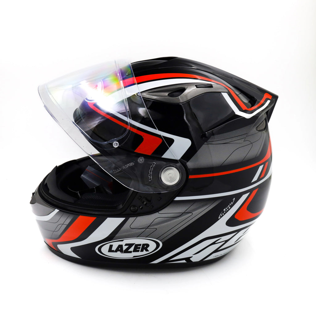 Kask motocyklowy LAZER OSPREY Genius czarny/czerwony