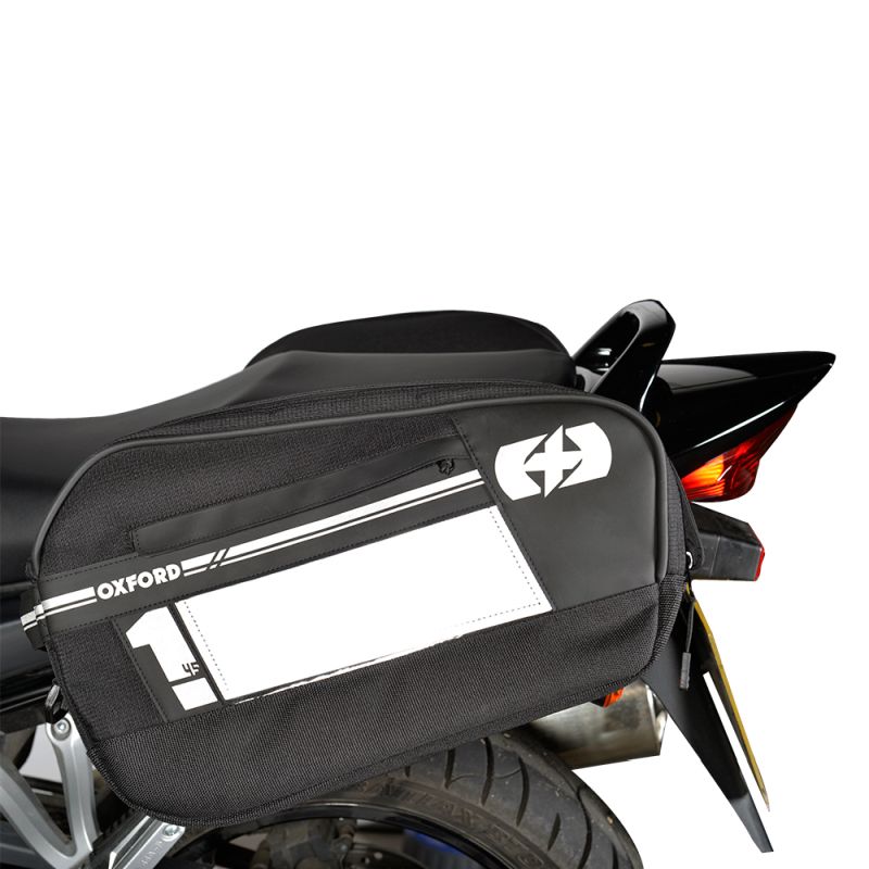 OXFORD WYPRZEDAŻ SAKWY BOCZNE MAŁE F1 PANNIER SMALL 45L KOLOR CZARNY POJEMNOŚĆ 45 (ZASTĘPUJE OL434)