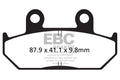 EBC Brakes Klocki hamulcowe EBC FA124/2HH wzmacniane (kpl. na 1 tarcze)