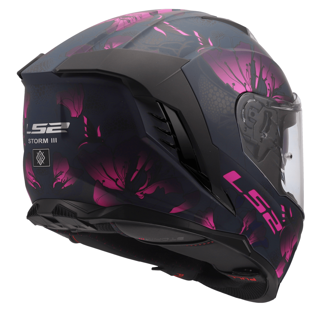 KASK LS2 FF818 STORM III BURST BLACK PINK