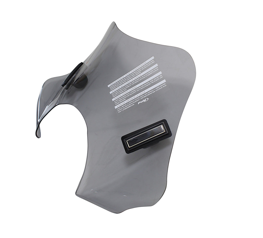 SZYBA CZOŁOWA PUIG (CITY SPORT) UNIWERSALNA (WYCIĘCIE NA LAMPE) CZARNA SYP0554