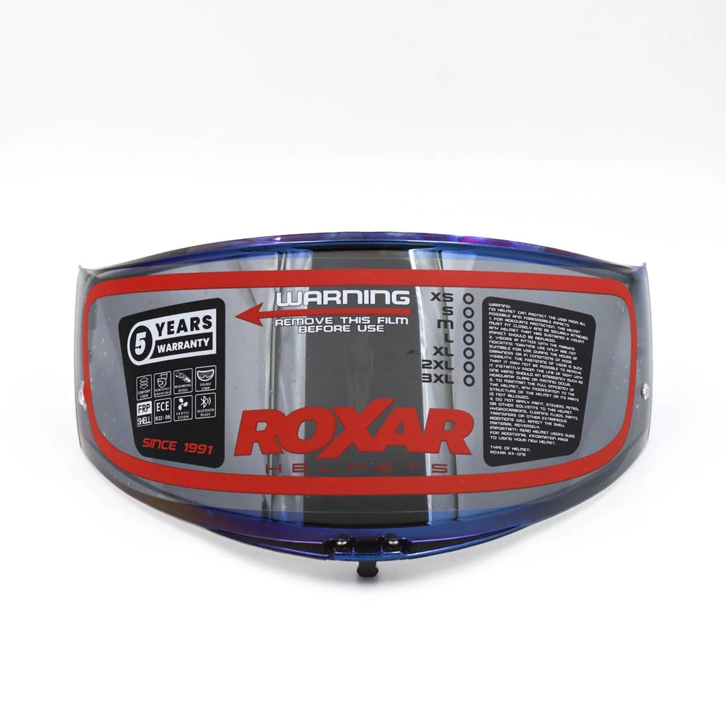 ROXAR HELMETS ROXAR Wizjer RX-ONE AS/PR Niebieski Irydowy