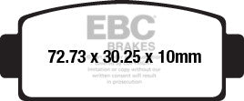 EBC Brakes Klocki hamulcowe EBC FA651TT (kpl. na 1 tarcze)
