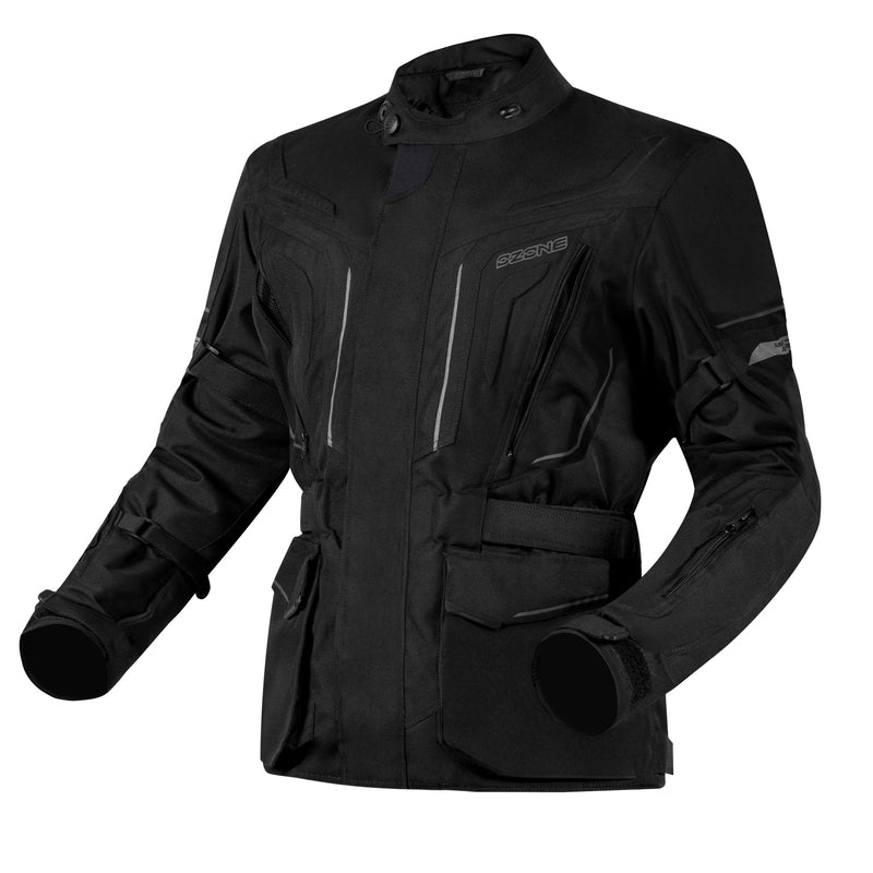 KURTKA MOTOCYKLOWA TEKSTYLNA OZONE SAHARA BLACK