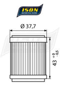 ISON filtr oleju ISON143