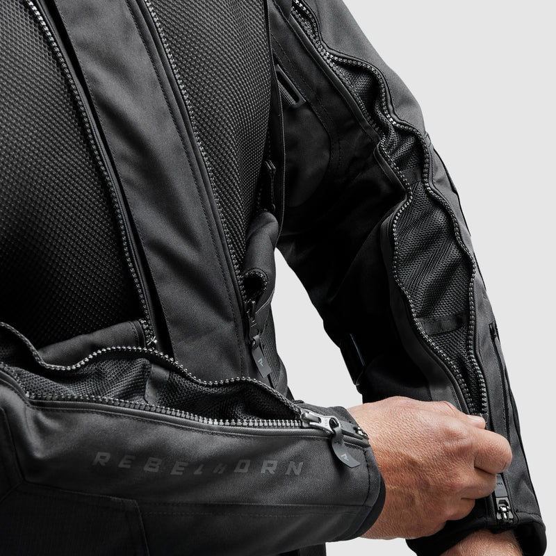 KURTKA MOTOCYKLOWA TEKSTYLNA REBELHORN CUBBY 5 BLACK