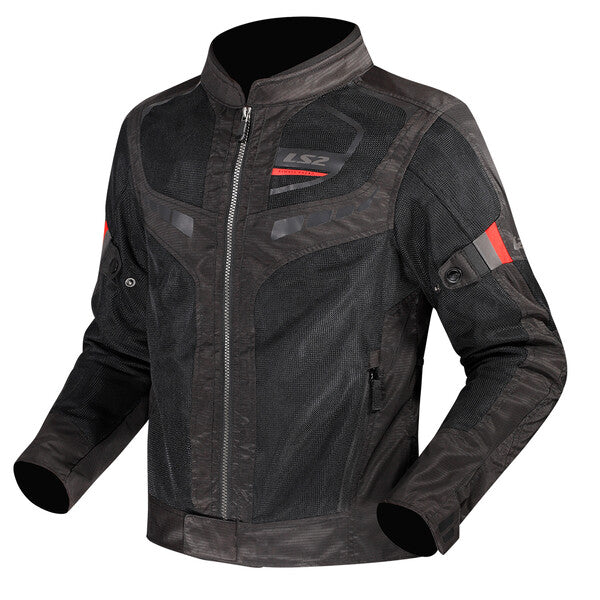 KURTKA LS2 GARDA AIR MAN BLACK RED