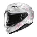 KASK MOTOCYKLOWY HJC F71 ELIZ WHITE PINK