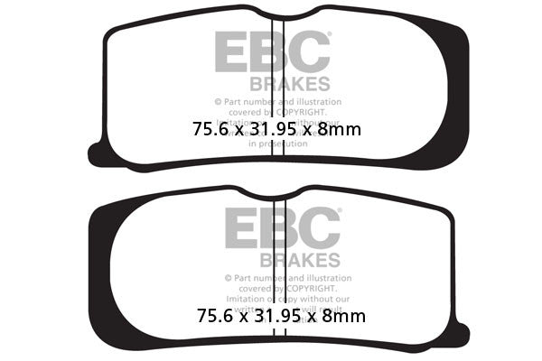 EBC Brakes Klocki hamulcowe EBC FA474 (kpl. na 1 tarcze)