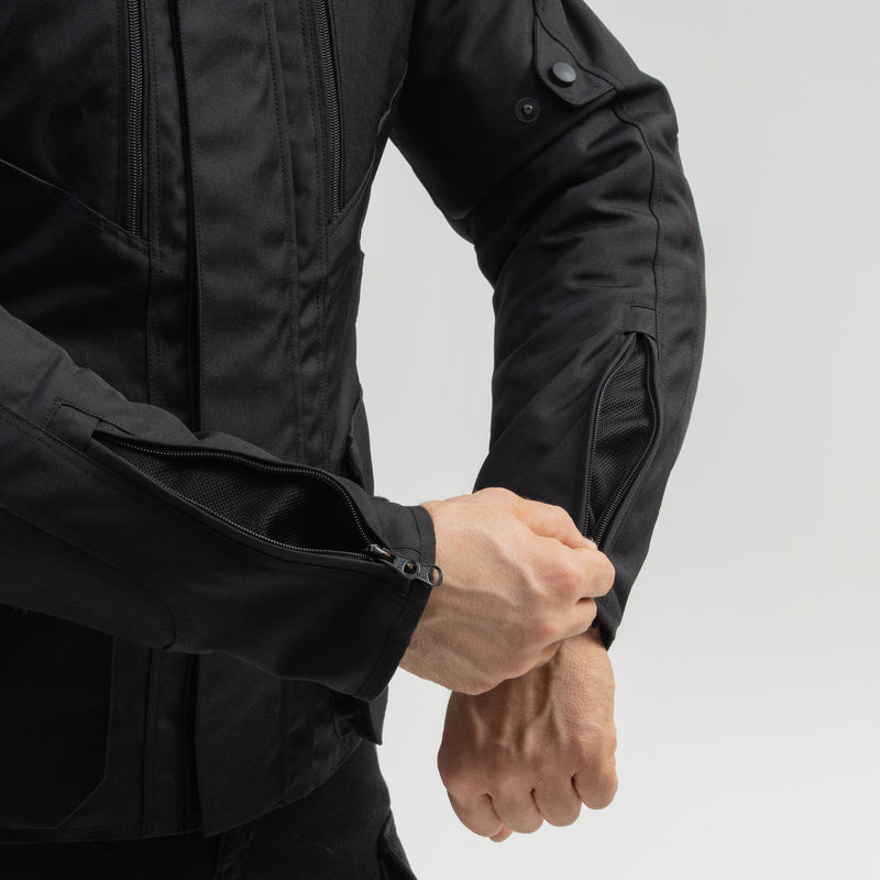KURTKA MOTOCYKLOWA TEKSTYLNA BROGER OVERLAND BLACK