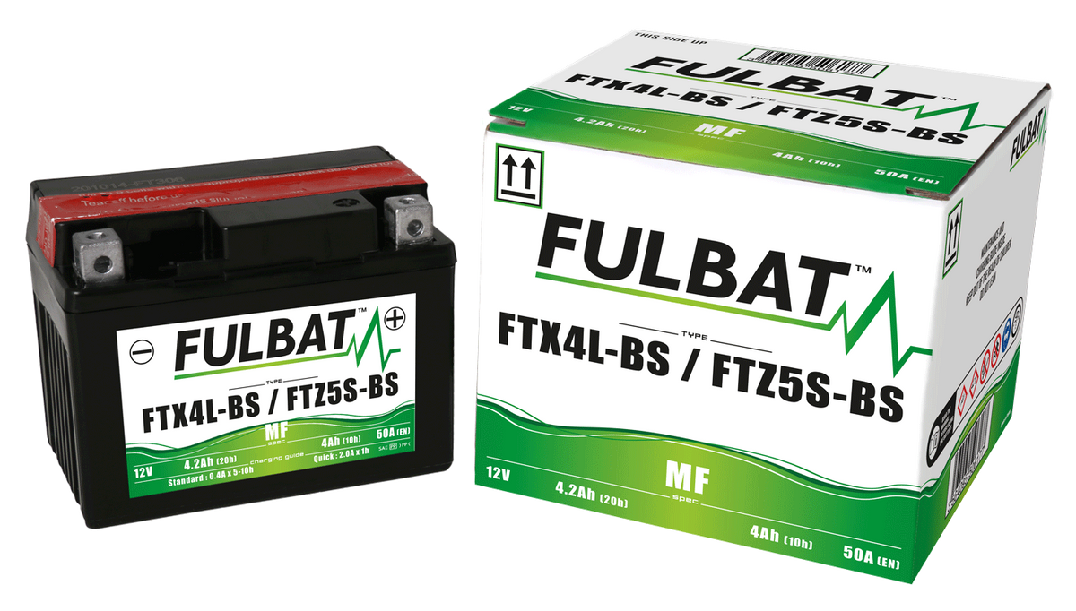 Akumulator FULBAT FUL MF - FTX4L-BS / YTX4L-BS (suchy, bezobsługowy, kwas w zestawie)