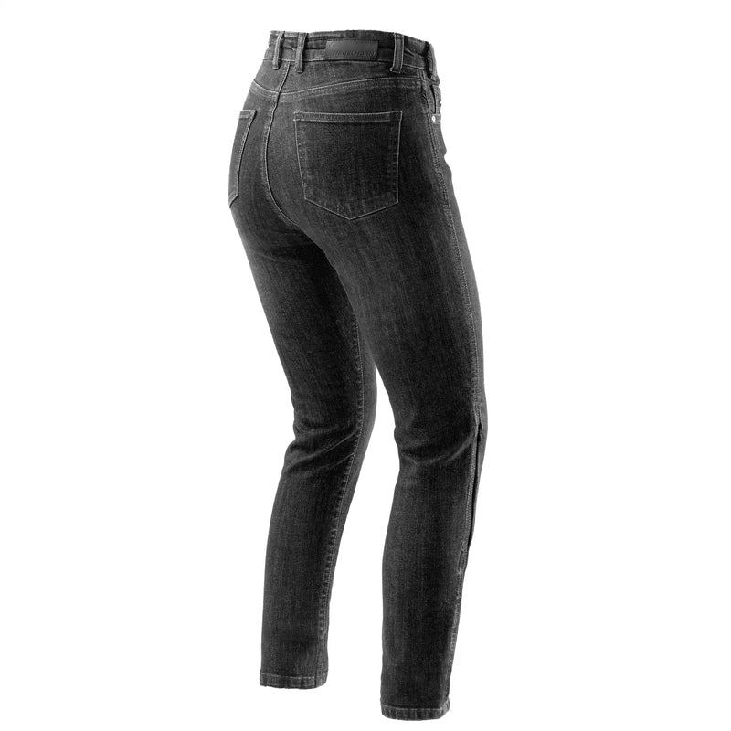 JEANSY MOTOCYKLOWE DAMSKIE REBELHORN CLASSIC WASHED BLACK MONOLAYER 24/28