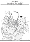 KAPPA POPRZECZKA DO ZAMONTOWANIA TOREB I MOCOWAŃ GPS / SMARTPHONE HONDA CRF 1100L Africa Twin '20-'23