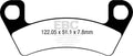 EBC Brakes Klocki hamulcowe EBC FA741TT (kpl. na 1 tarcze)