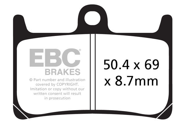 EBC Brakes Klocki hamulcowe EBC GPFAX380HH torowe/profesjonalne (kpl. na 1 tarcze)