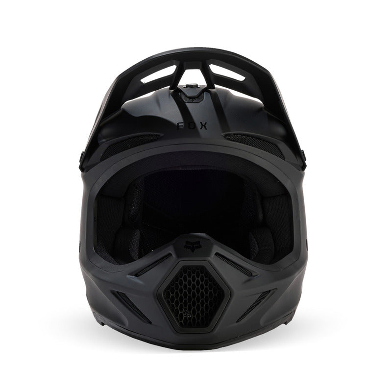 KASK MOTOCYKLOWY FOX V3 SOLID MATTE BLACK