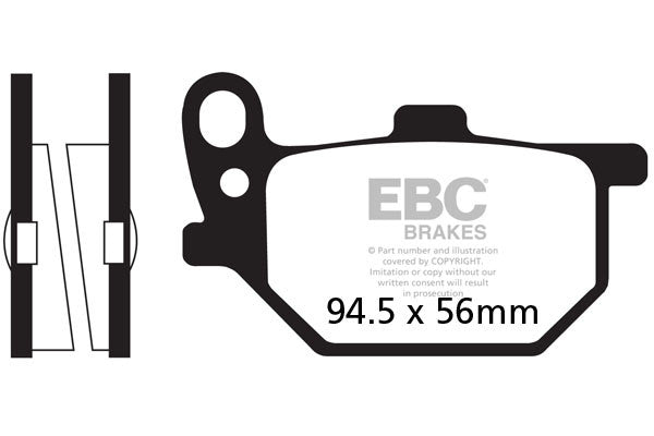 EBC Brakes Klocki hamulcowe EBC FA041 (kpl. na 1 tarcze)