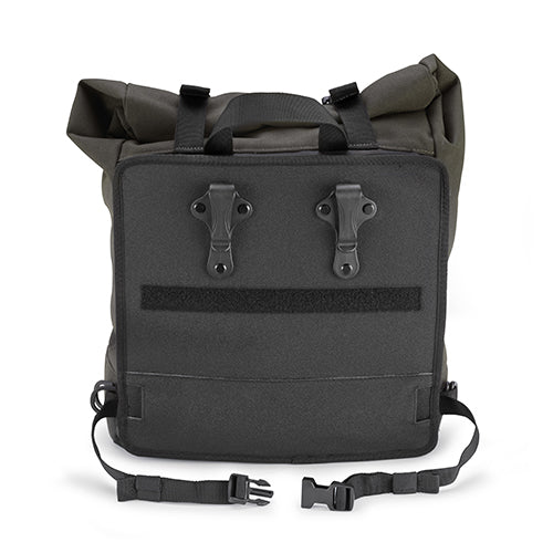 KAPPA TORBA BOCZNA / SAKWA ( PLECAK ) 17L (WYS. 40 X SZER. 28 X GŁ. 15CM) KOLOR OLIWKOWY CIEMNY (CAFE RACER RAMBLER) – zdjęcie 3