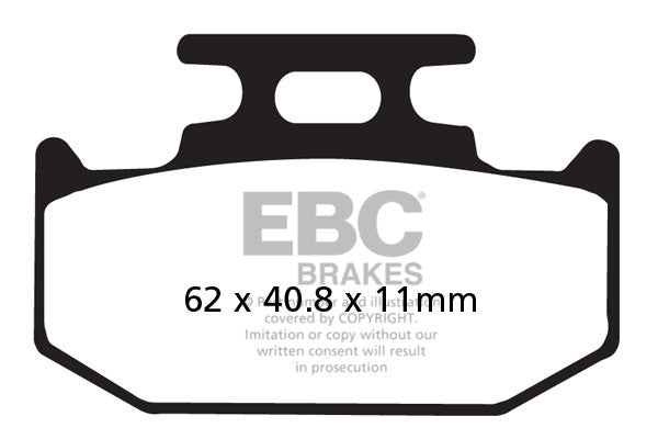 EBC Brakes Klocki hamulcowe EBC FA152/2TT (kpl. na 1 tarcze)