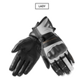 RĘKAWICE MOTOCYKLOWE DAMSKIE REBELHORN PATROL BLACK GREY WXS