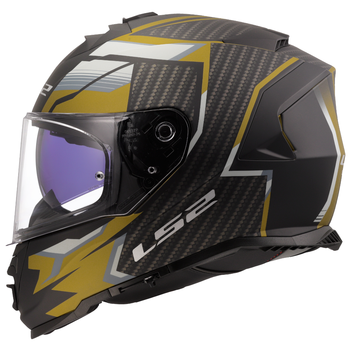 KASK LS2 FF800 STORM II TRACKER M.BLACK GOLD-06
