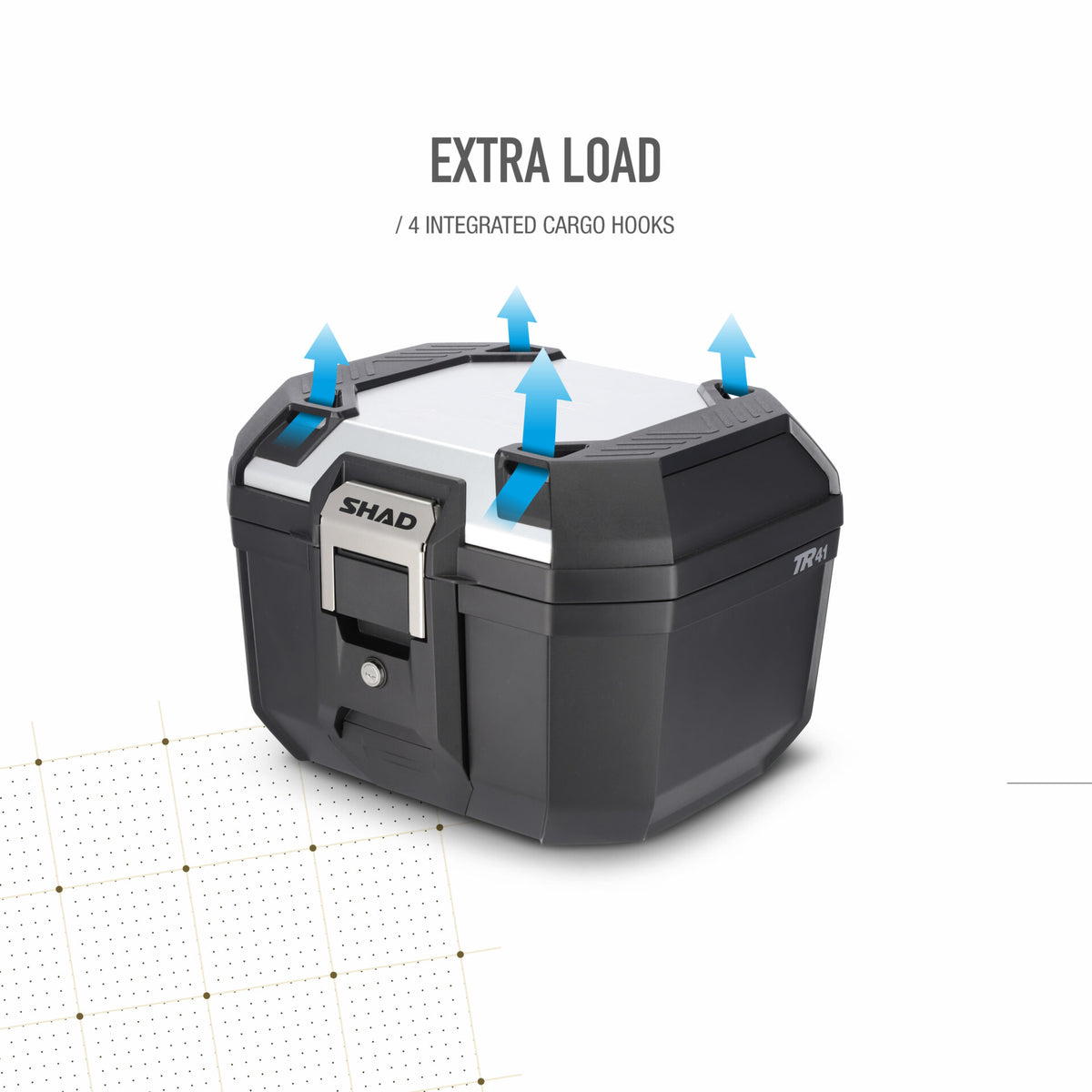 KUFER SHAD TERRA TR41 NAKŁADKA ALUMINIUM