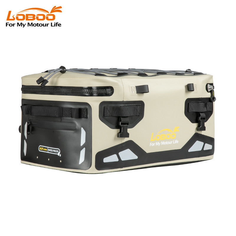 LOBOO Torba motocyklowa TPU czarna 40L (z hermetycznym zamkiem błyskawicznym)
