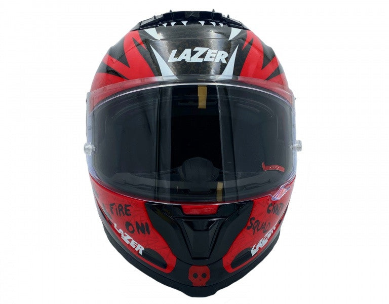 Kask Motocyklowy LAZER RAFALE EVO Oni Czerwony (kol. Czerwony - Czarny)