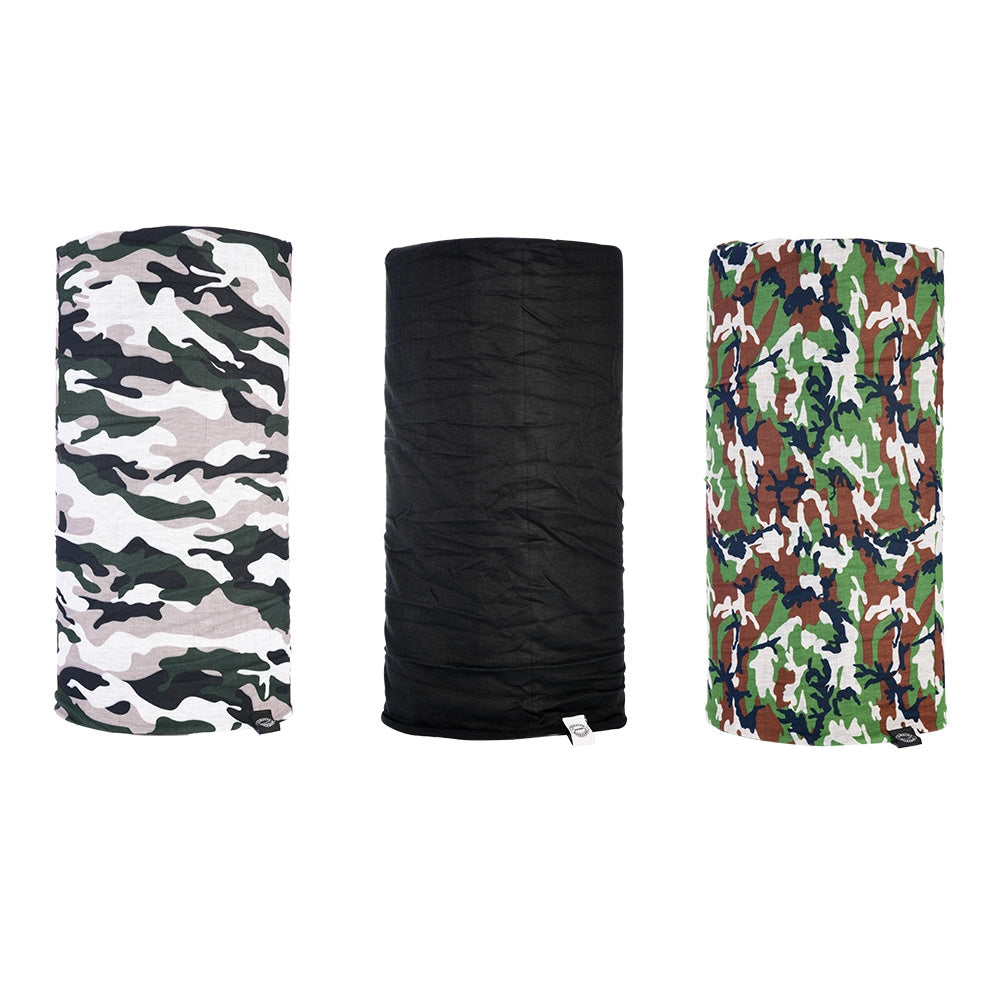 OXFORD KOŁNIERZ WIELOFUNKCYJNY WIATROODPORNY COMFY 3 SZTUKI W OPAKOWANIU KOLOR CAMO – zdjęcie 2