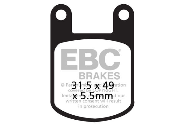 EBC Brakes Klocki hamulcowe EBC FA050 (kpl. na 1 tarcze)