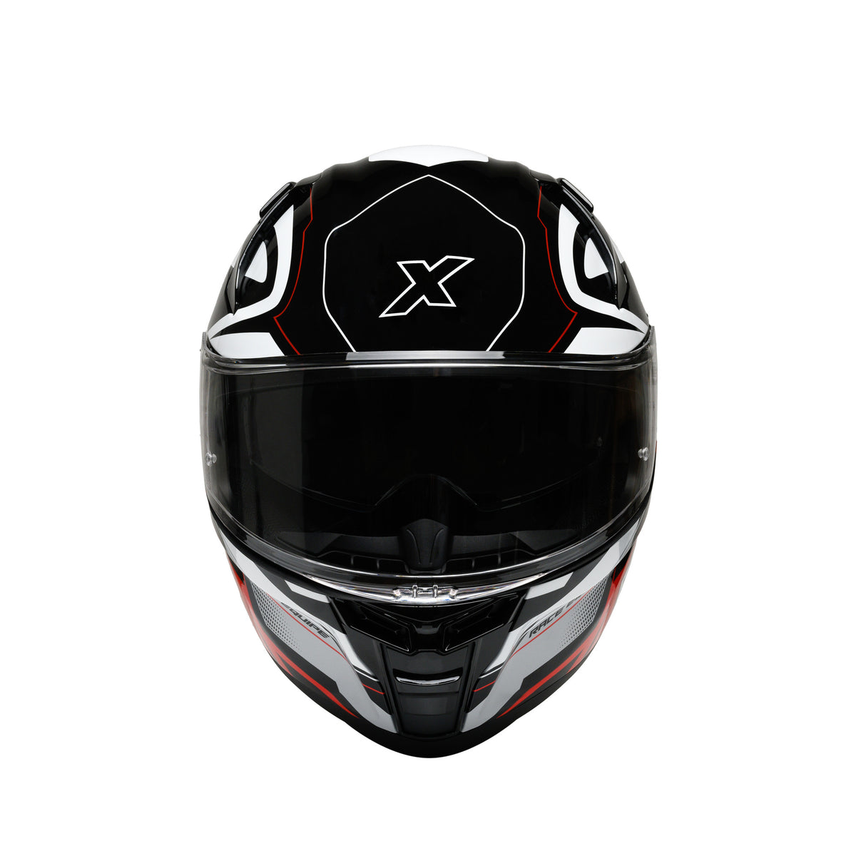 ROXAR HELMETS Kask Motocyklowy ROXAR BAYAMO EVO RACE Czarny/ biały/ czerwony