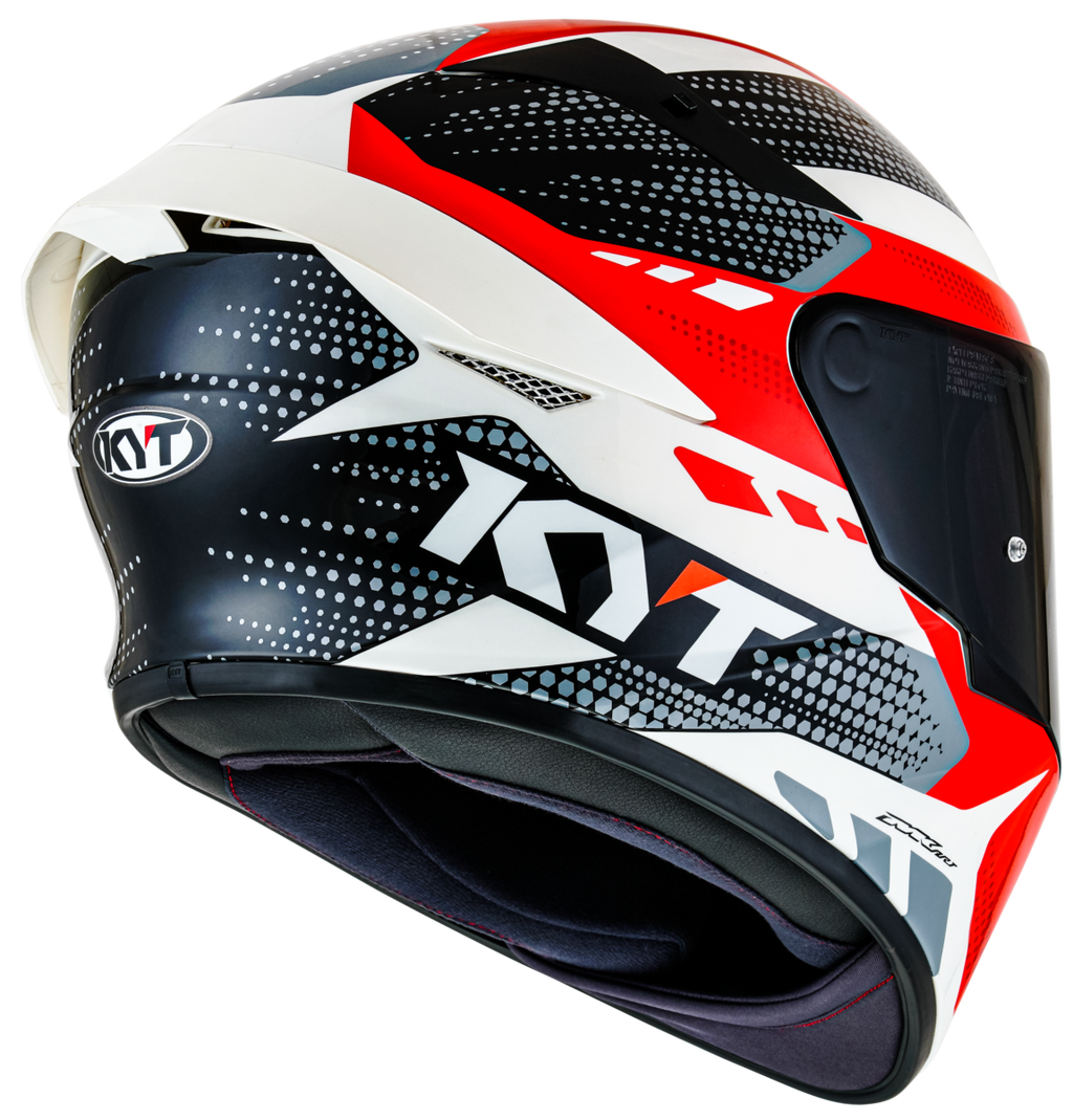 Kask Motocyklowy KYT TT-COURSE GEAR BLK/RED