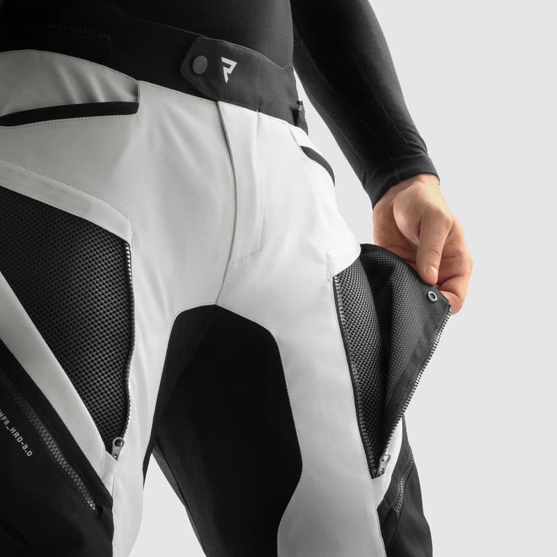 SPODNIE MOTOCYKLOWE TEKSTYLNE REBELHORN HARDY 3.0 BLACK GREY