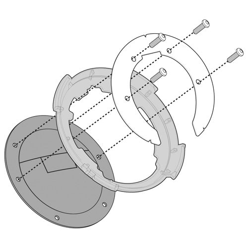 KAPPA MOCOWANIE TANKLOCK BMW S 1000 RR '12-'18, S 1000R '14-'20, R 1200 GS/ADVENTURE '06-'13,