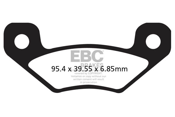 EBC Brakes Klocki hamulcowe EBC FA398R (kpl. na 1 tarcze)