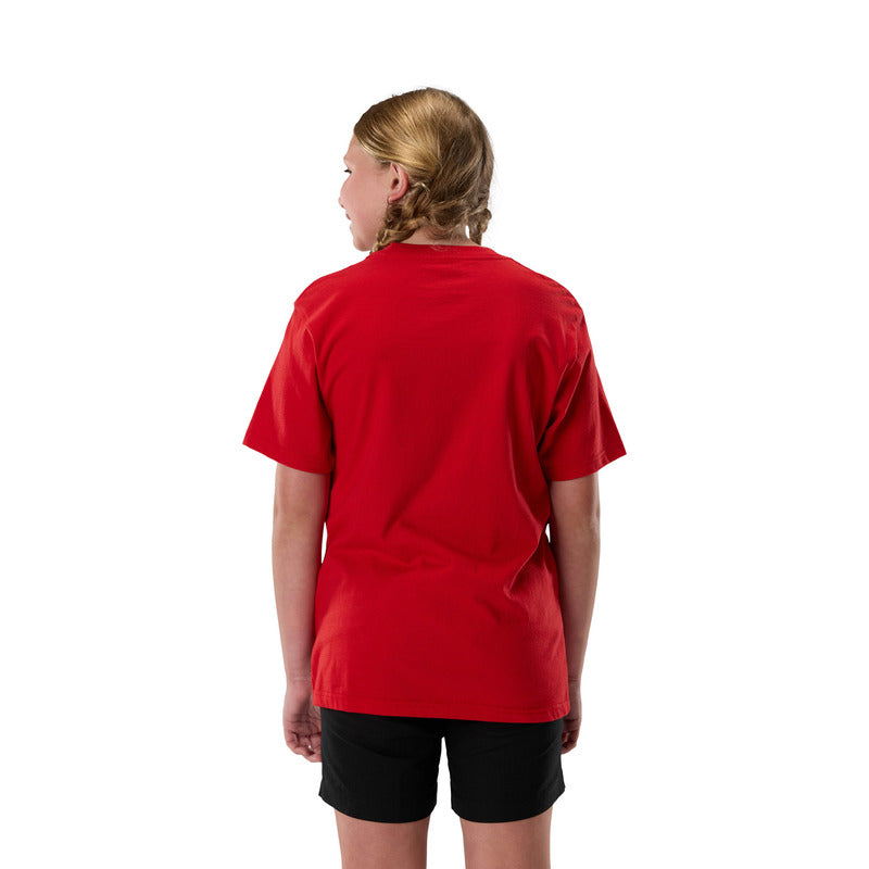 T-SHIRT JUNIOR FOX SINCE 74 TIBETAN RED