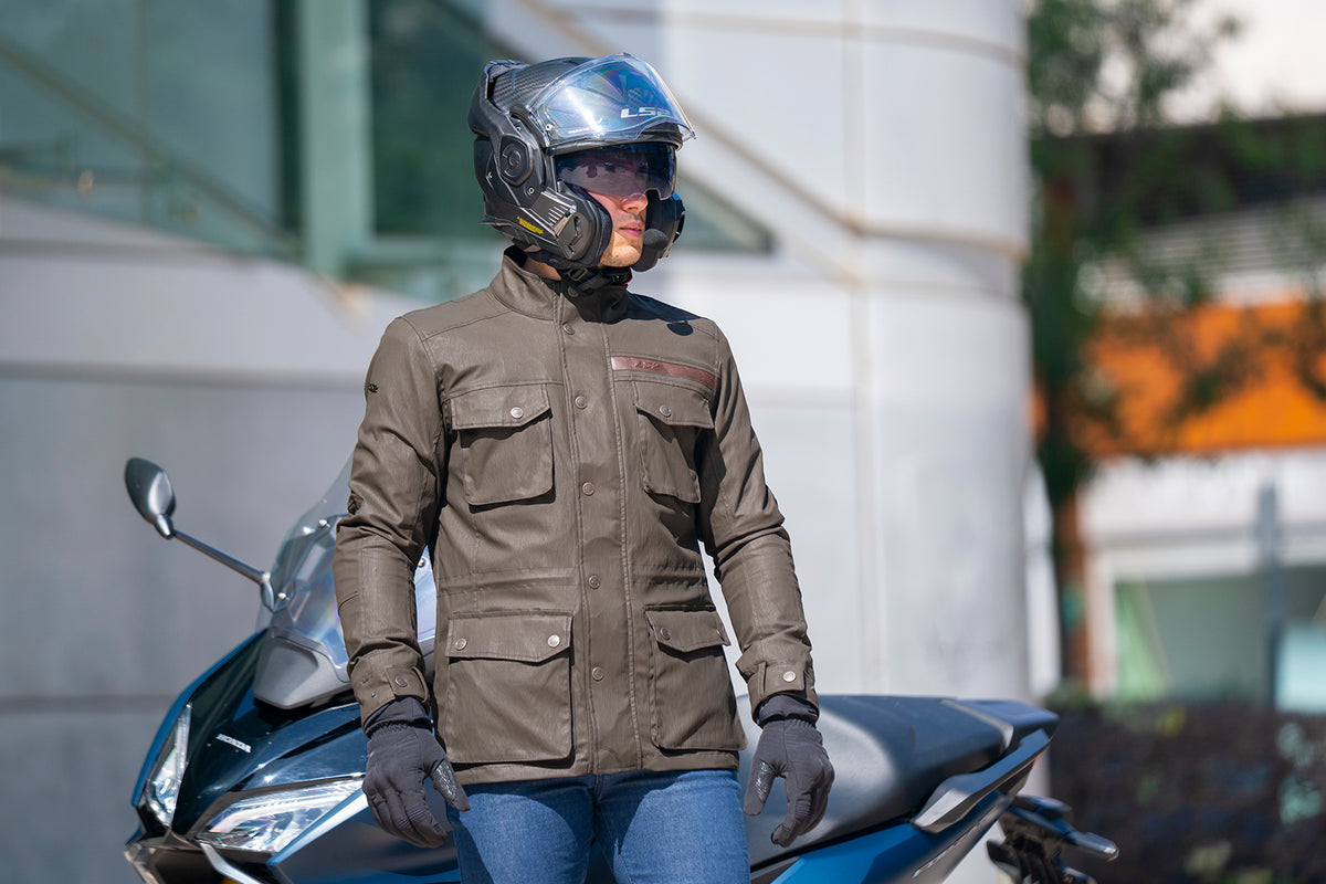 KURTKA LS2 LIBERTY MAN BROWN