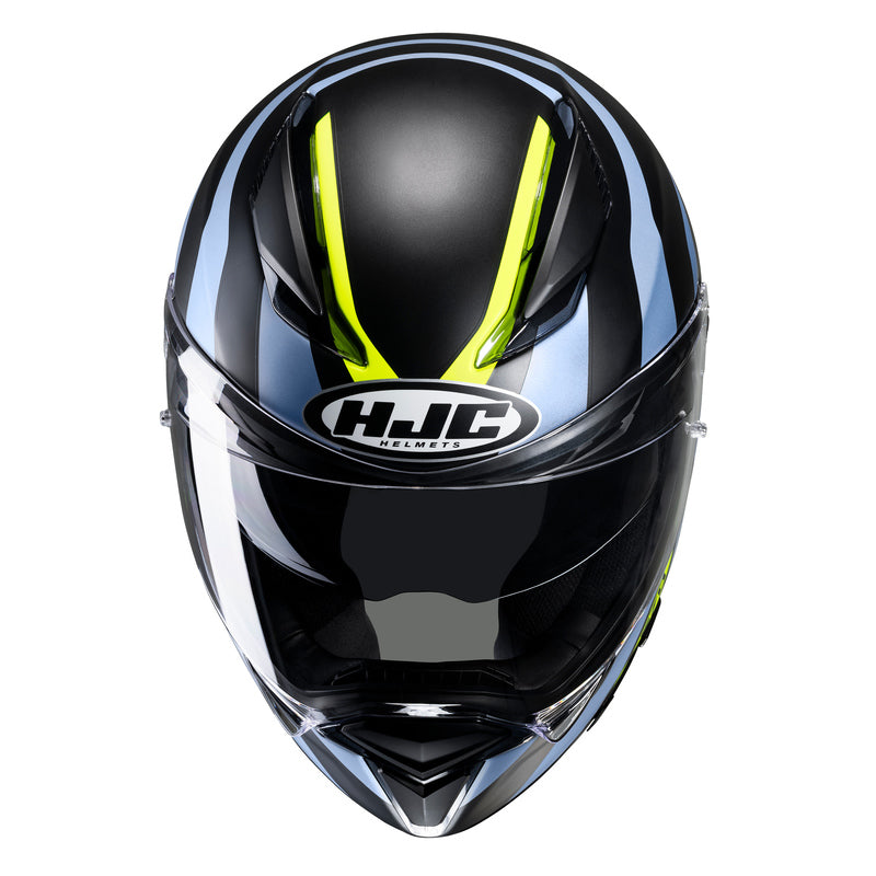 KASK MOTOCYKLOWY HJC F70 GALLA BLUE YELLOW