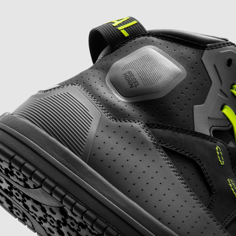 BUTY MOTOCYKLOWE REBELHORN VANDAL 2 BLACK GREY FLUO YELLOW