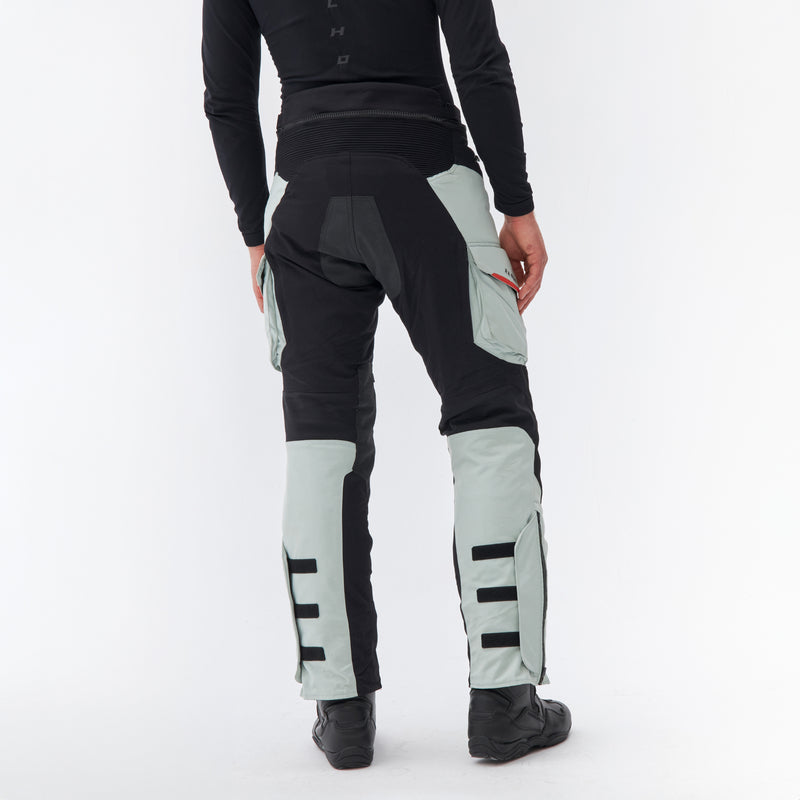 SPODNIE MOTOCYKLOWE TEKSTYLNE REBELHORN RANGE GREY BLACK RED