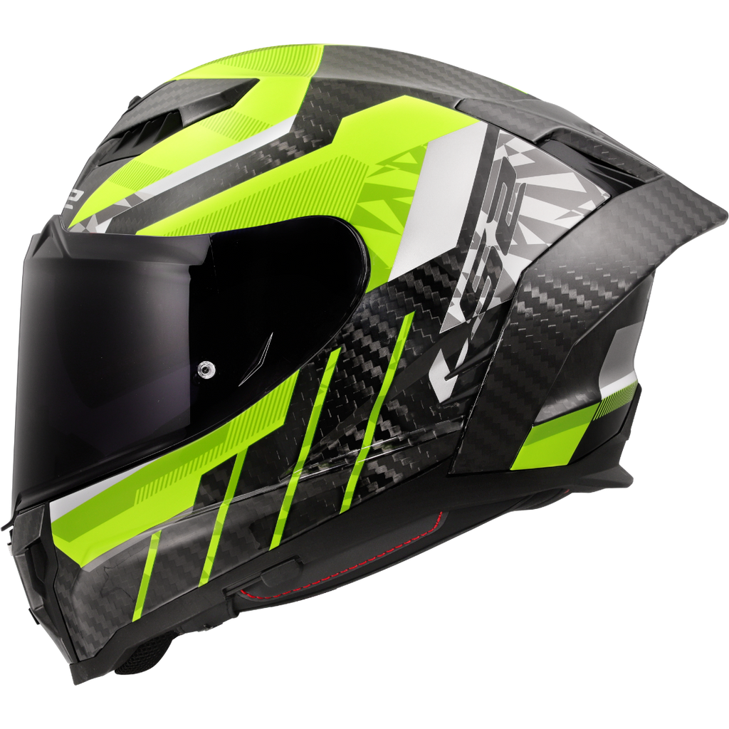 KASK LS2 FF807 DRAGON TRAX H-VIS YELLOW