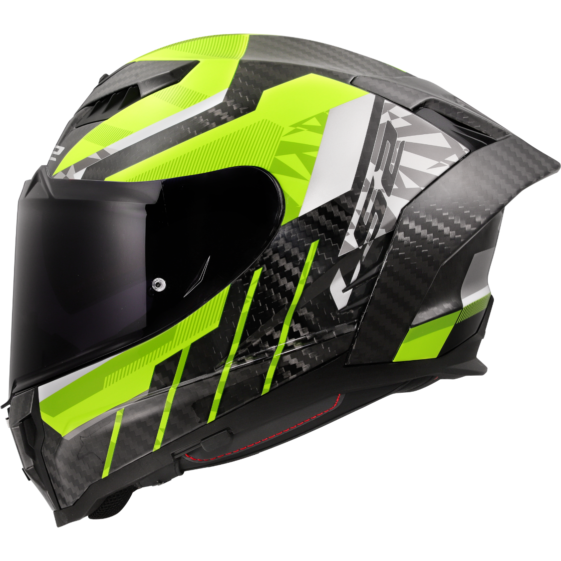 KASK LS2 FF807 DRAGON TRAX H-VIS YELLOW
